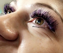 Natural looking lash different curl types